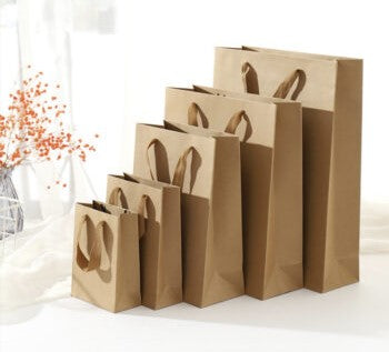 Vertical Shape Kraft Paper Bags - Novelty
