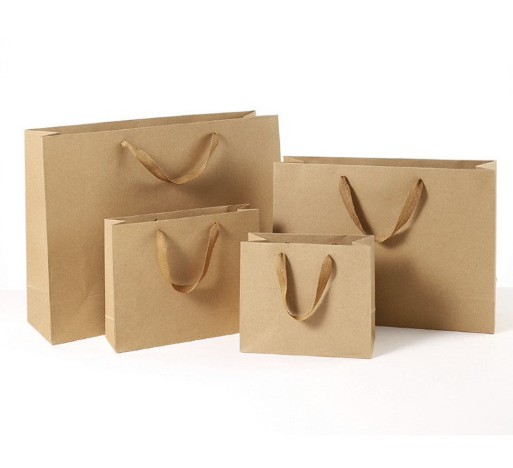 Horizontal Size Kraft Paper Bags - Novelty