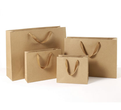 Horizontal Size Kraft Paper Bags - Novelty