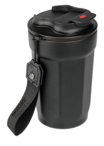 SKROSS Premium Insulated Stainless Steel Travel Tumbler – 480ml | Leak-Proof, Custom Logo Mug - Novelty