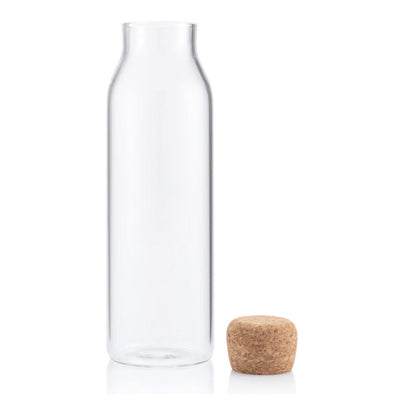 DELLACH - Borosilicate Glass Bottle with Cork Lid - 1200ml - Novelty