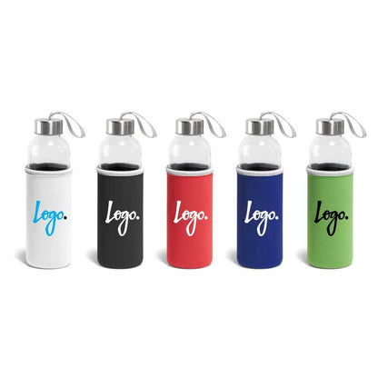 Promotional Glass Bottles with Sleeve 500 ml - Novelty