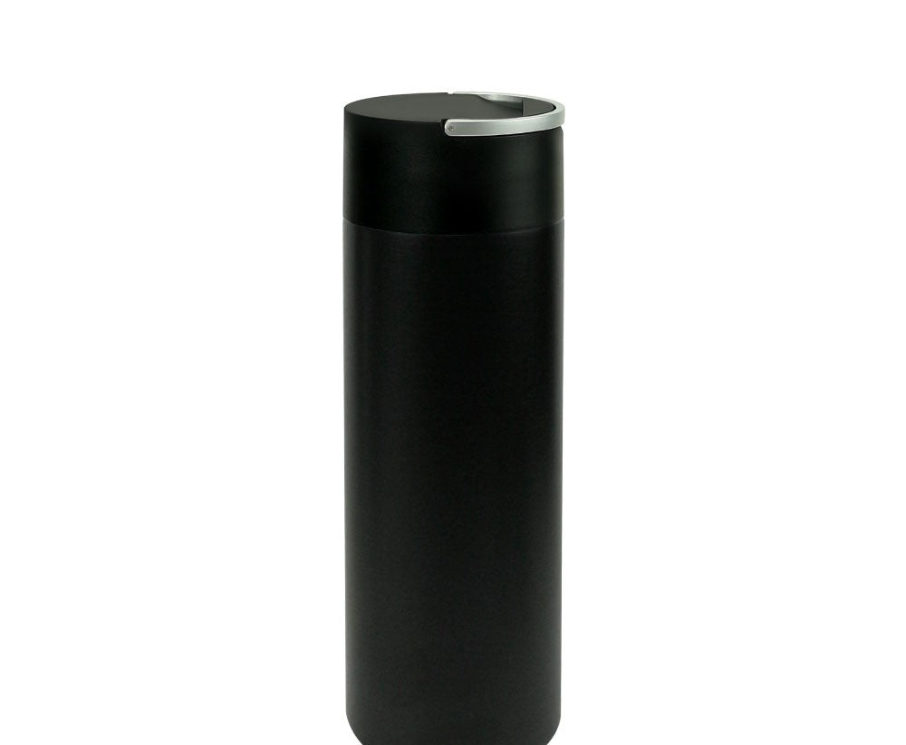 Double Wall SS Bottles, Twist-off Lid with Phone Holder 600ml - Novelty