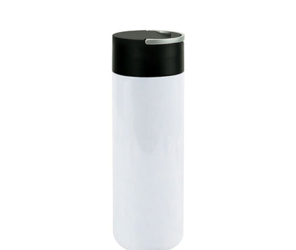 Double Wall SS Bottles, Twist-off Lid with Phone Holder 600ml - Novelty