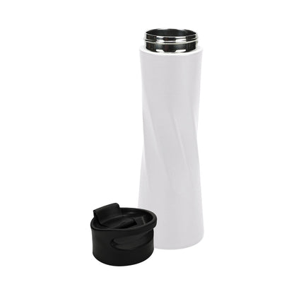 Double Wall SS Bottles Slim Waist Design Flip top Lid 500ml - Novelty