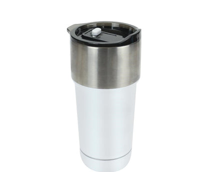 Double Wall SS Tumblers with Slide-Lock PP Lid 591ml - Novelty