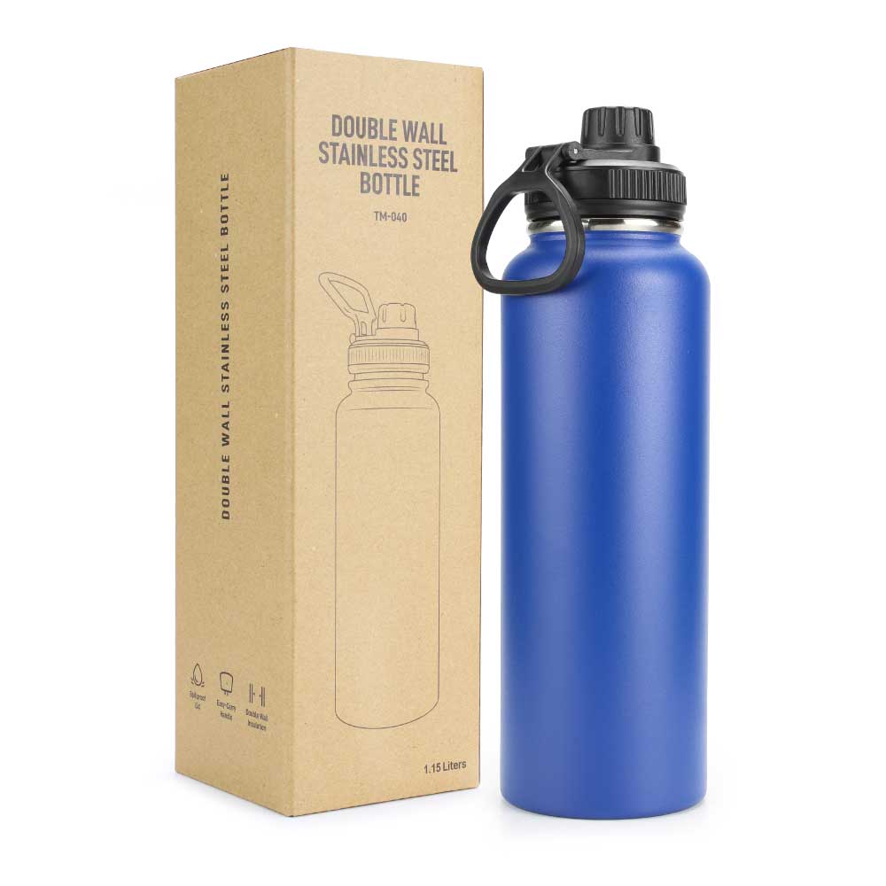 Double Wall Stainless Steel Bottles with Carry Handle - Novelty