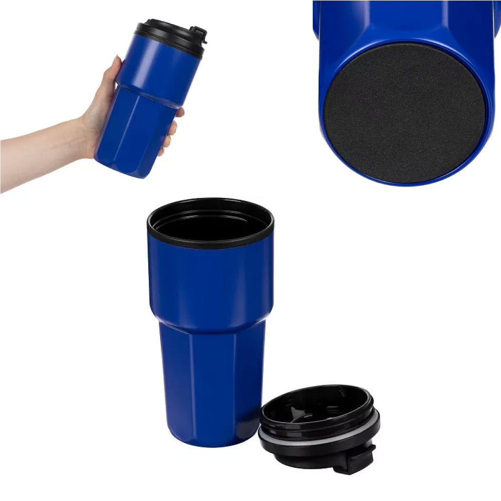 Double Wall Tumblers Flip-top PP Lid in 473ml - Novelty