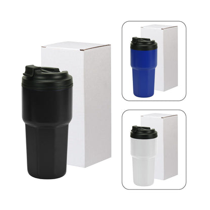 Double Wall Tumblers Flip-top PP Lid in 473ml - Novelty