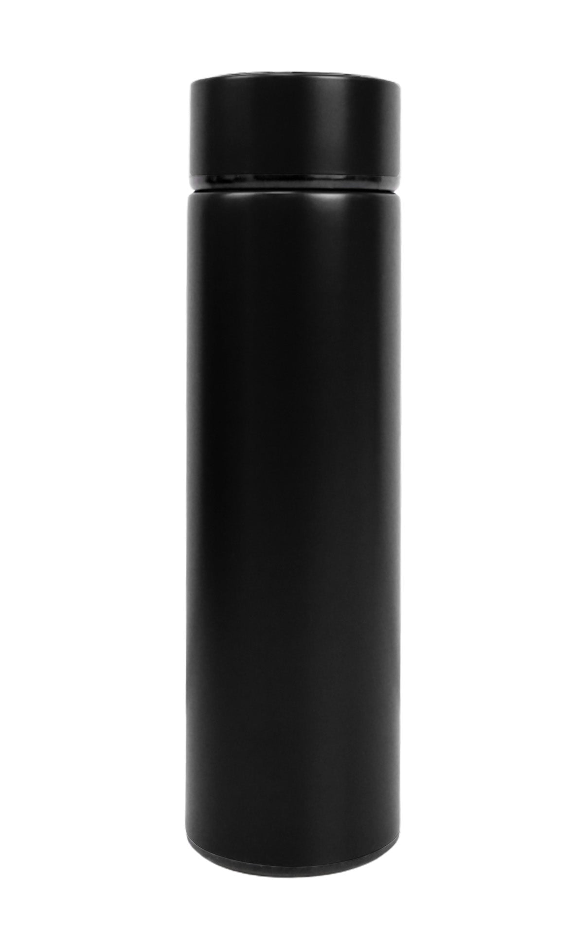 Minimalist black sleek bottle isolated on white background Double Wall Thermometer Bottle 500ml