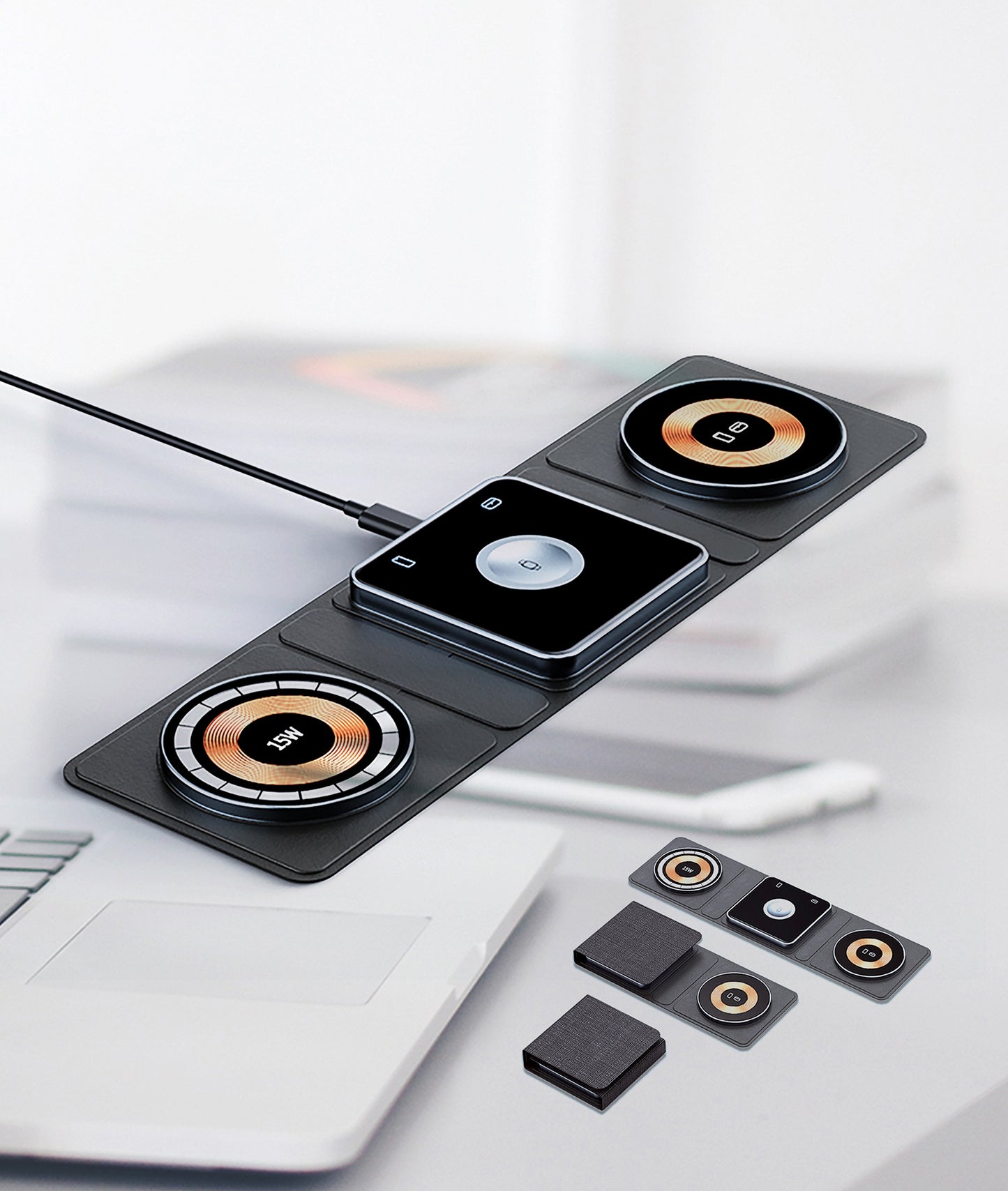 3 piece wireless charger - Novelty