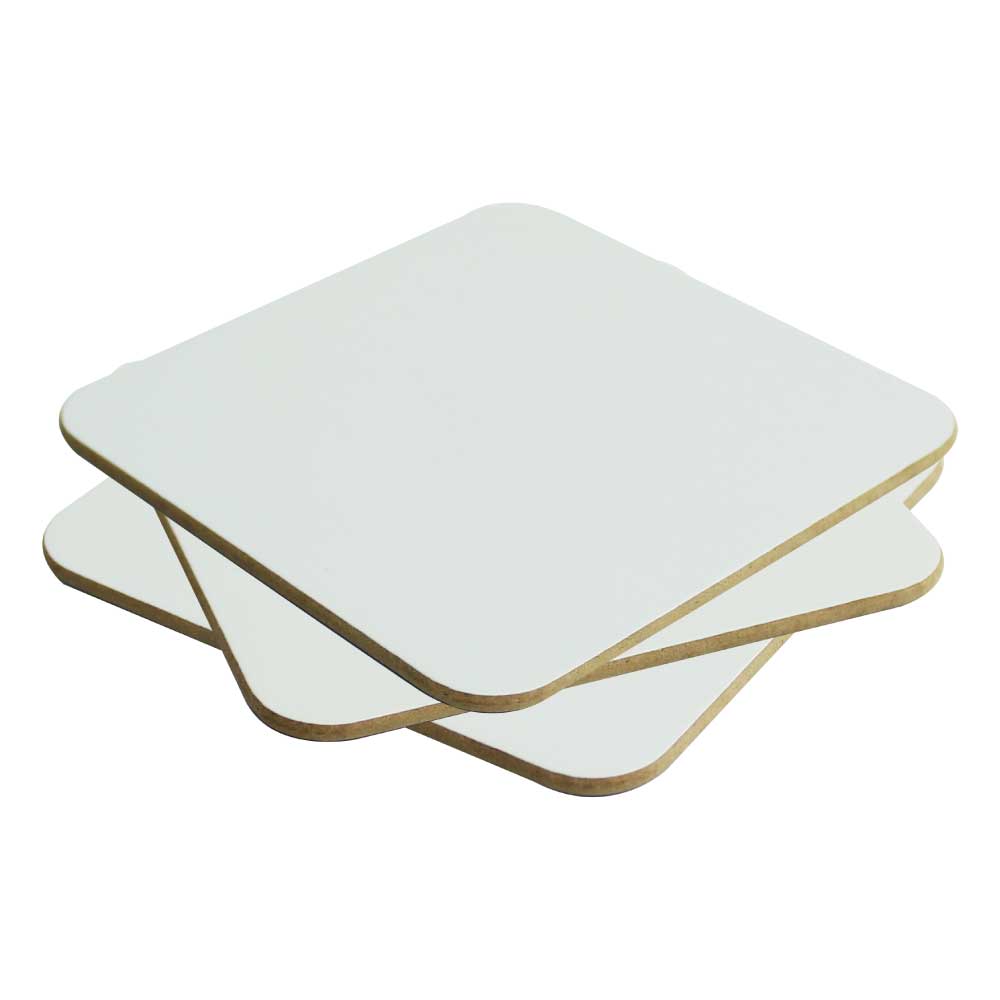 Custom Tea Coasters Dubai | Logo Printed Hardboard Coasters UAE | Corporate Desk Gifts - Novelty