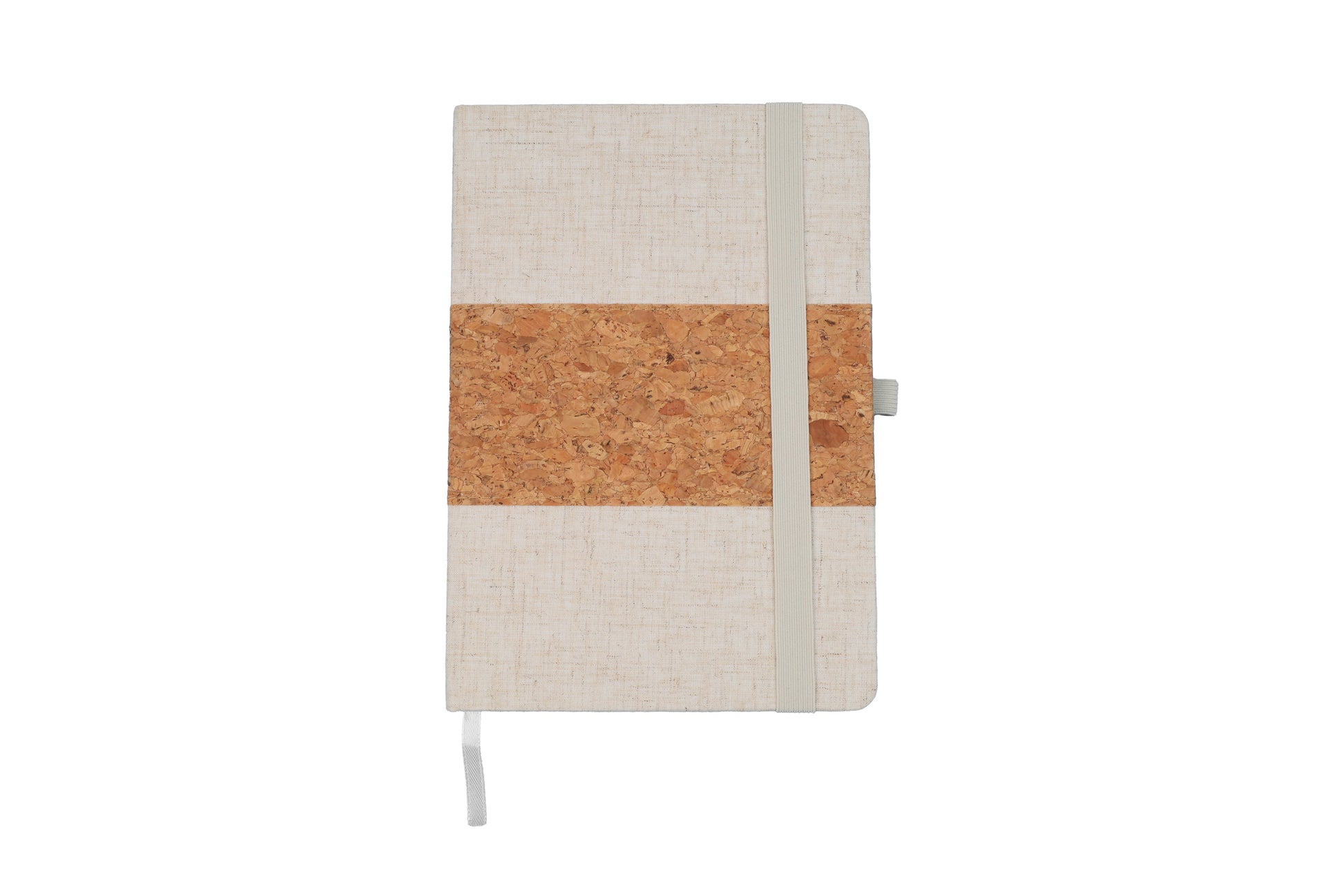 Cork+RPET Notebook and Bamboo Pen Set - Novelty