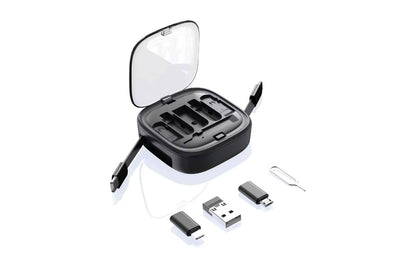 6-in-1 Retractable USB C Cable and Adapter Set - USB A - Novelty