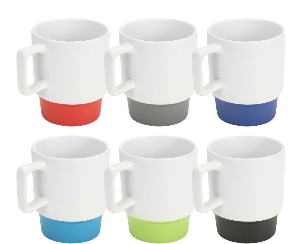Ceramic Mugs with Bottom Clay in 12 Oz, Matte Finish - Novelty