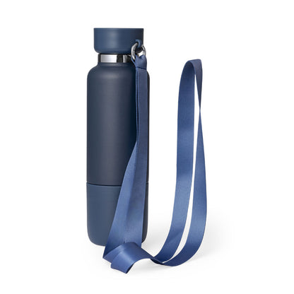 Multi-function SS Bottles, Double Wall, Base Cup, Lanyard, 500ml - Novelty