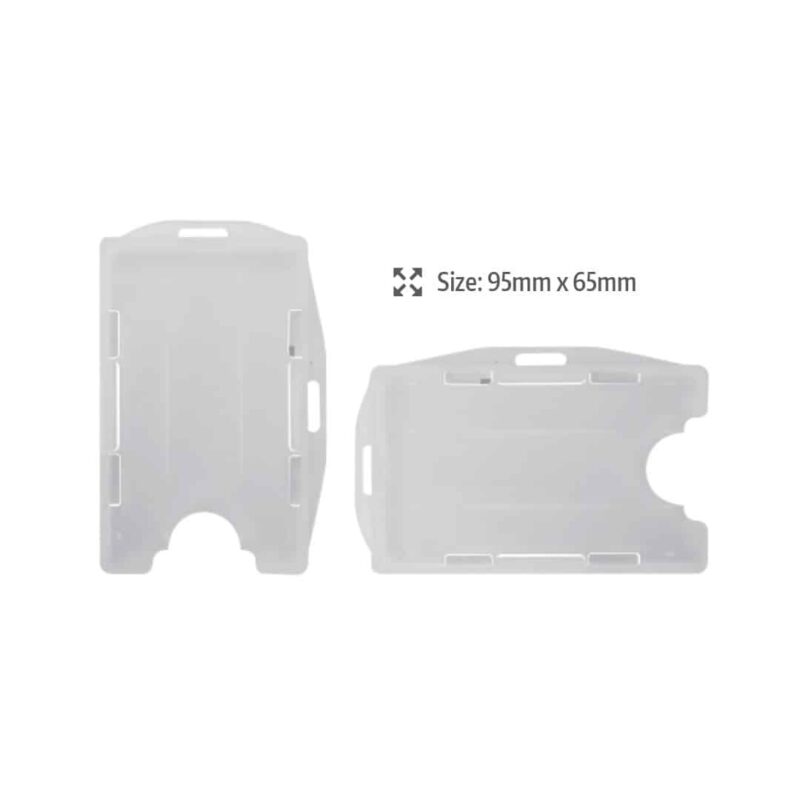 DOUBLE SIDE PVC CARD HOLDER - Novelty