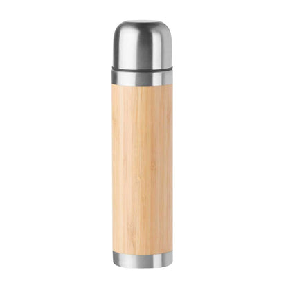 Eco-Friendly Bamboo Flask Dubai | 430ml Custom Logo Flask UAE | Sustainable Corporate Gifts - Novelty