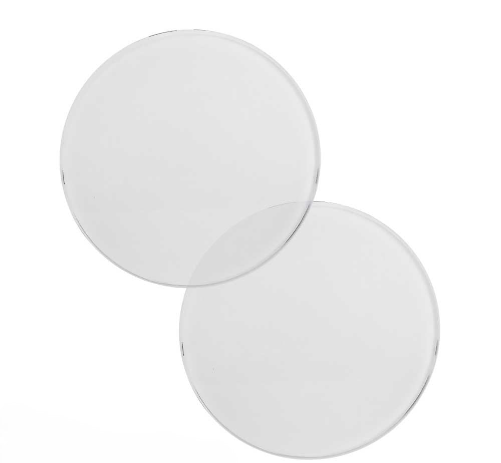 Custom Round Glass Tea Coasters – Set of 4 | Logo Printed Drinkware Accessories - Novelty