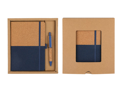 A5 Cork Notebook And Pen Set - Novelty