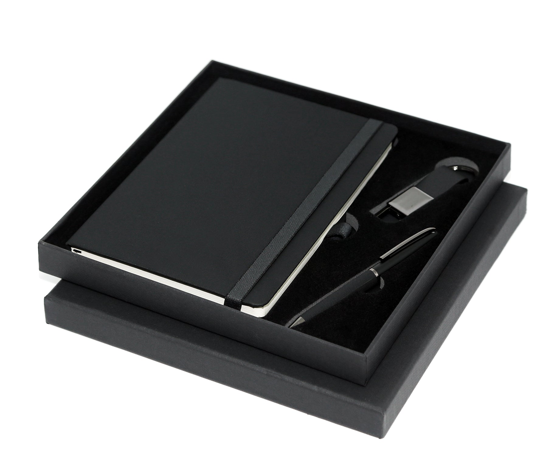 A5 PU Leather Business Notebook Diary Journal, Magnetic Flap Closure with sleek metal accessory - Novelty