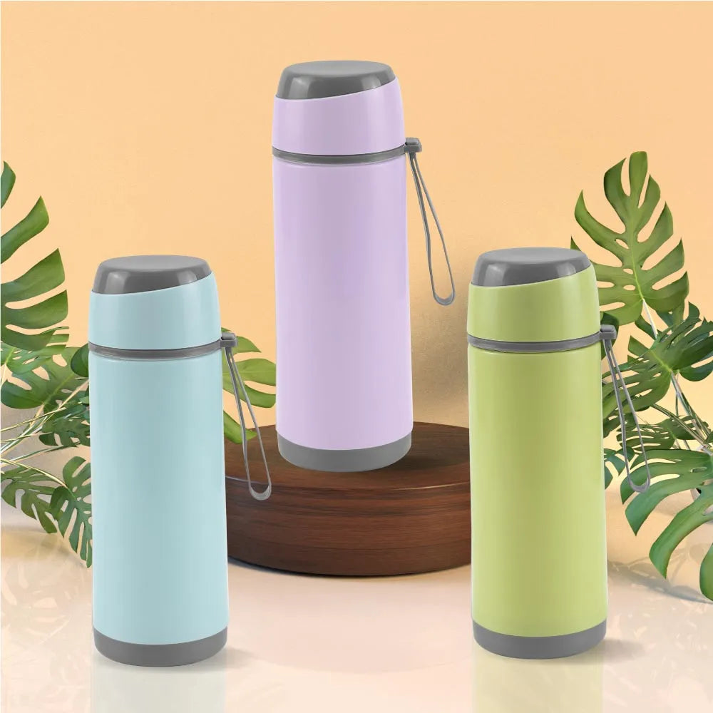 Sports Glass Bottles 500ml Twist off Lid and Carry Handle - Novelty