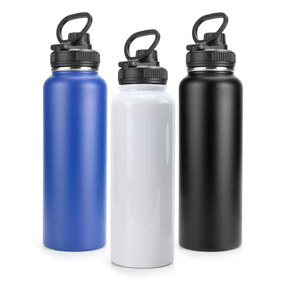 Double Wall Stainless Steel Bottles with Carry Handle - Novelty