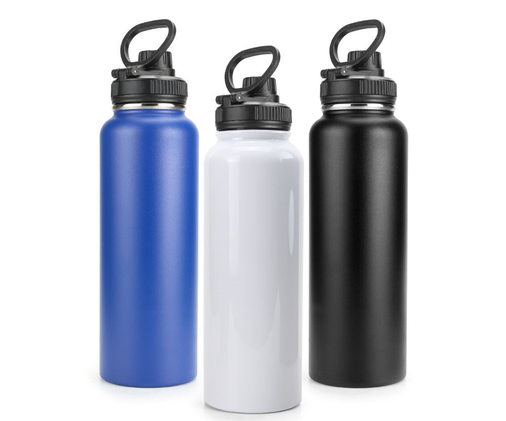 Double Wall Stainless Steel Bottles with Carry Handle - Novelty