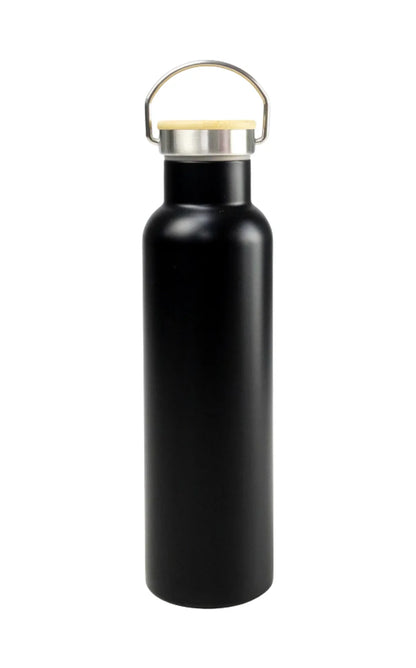 Stainless Steel Bamboo Flask - Novelty