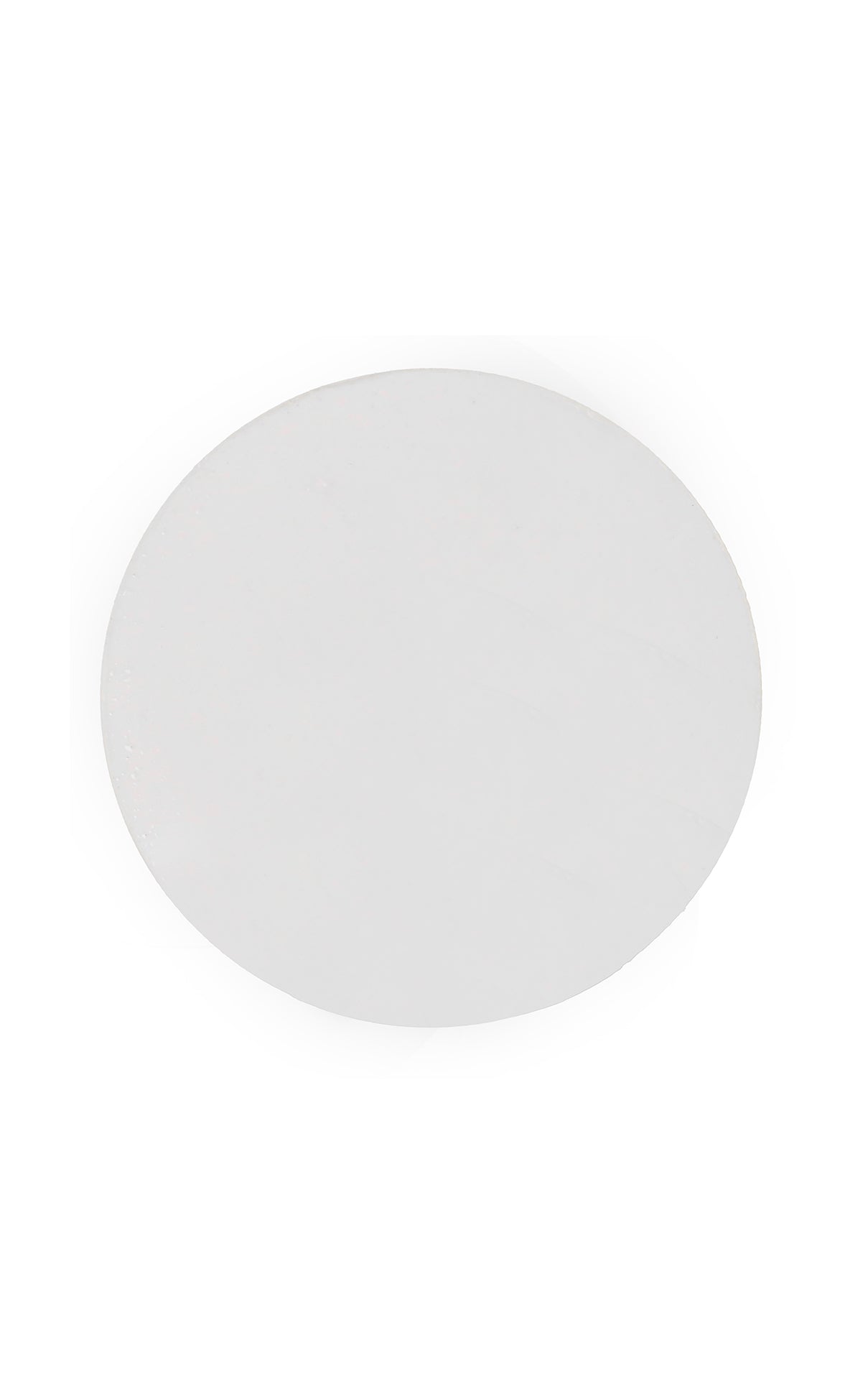 Plain round cork coaster on a white background from the Tea Coaster Cork-Square & Round collection.