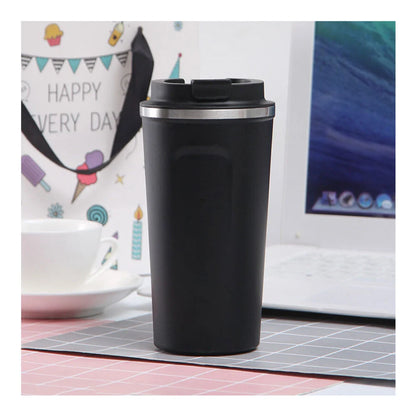 LED Temperature Display Black Tumblers Stainless Steel 510ml - Novelty
