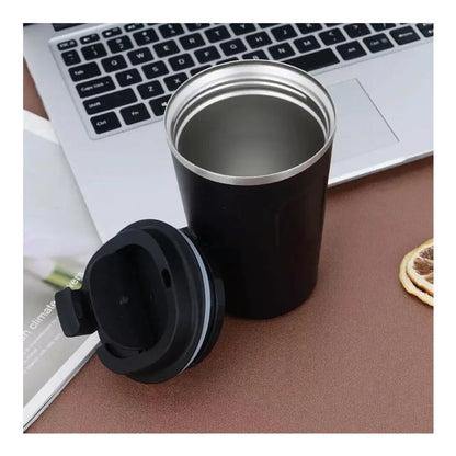 LED Temperature Display Black Tumblers Stainless Steel 510ml - Novelty