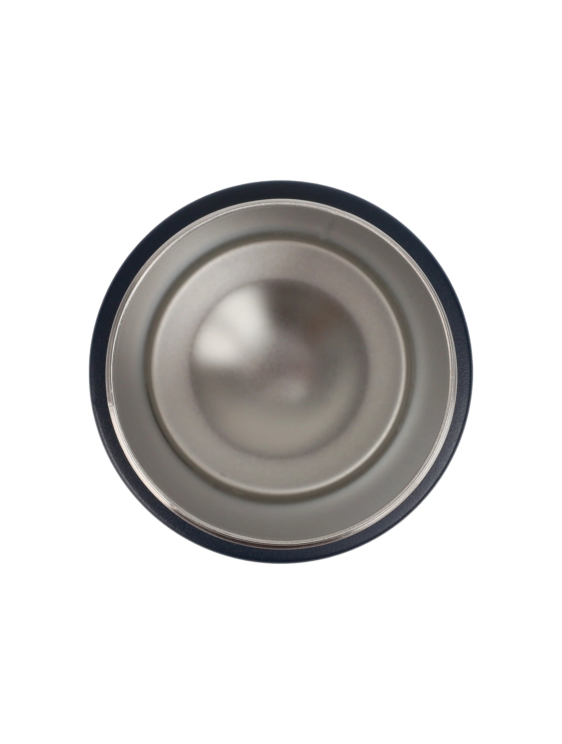 Inside view of Double Wall Stainless Steel Tumbler - Corporate Gift UAE | Novelty showing smooth metal interior and rim design