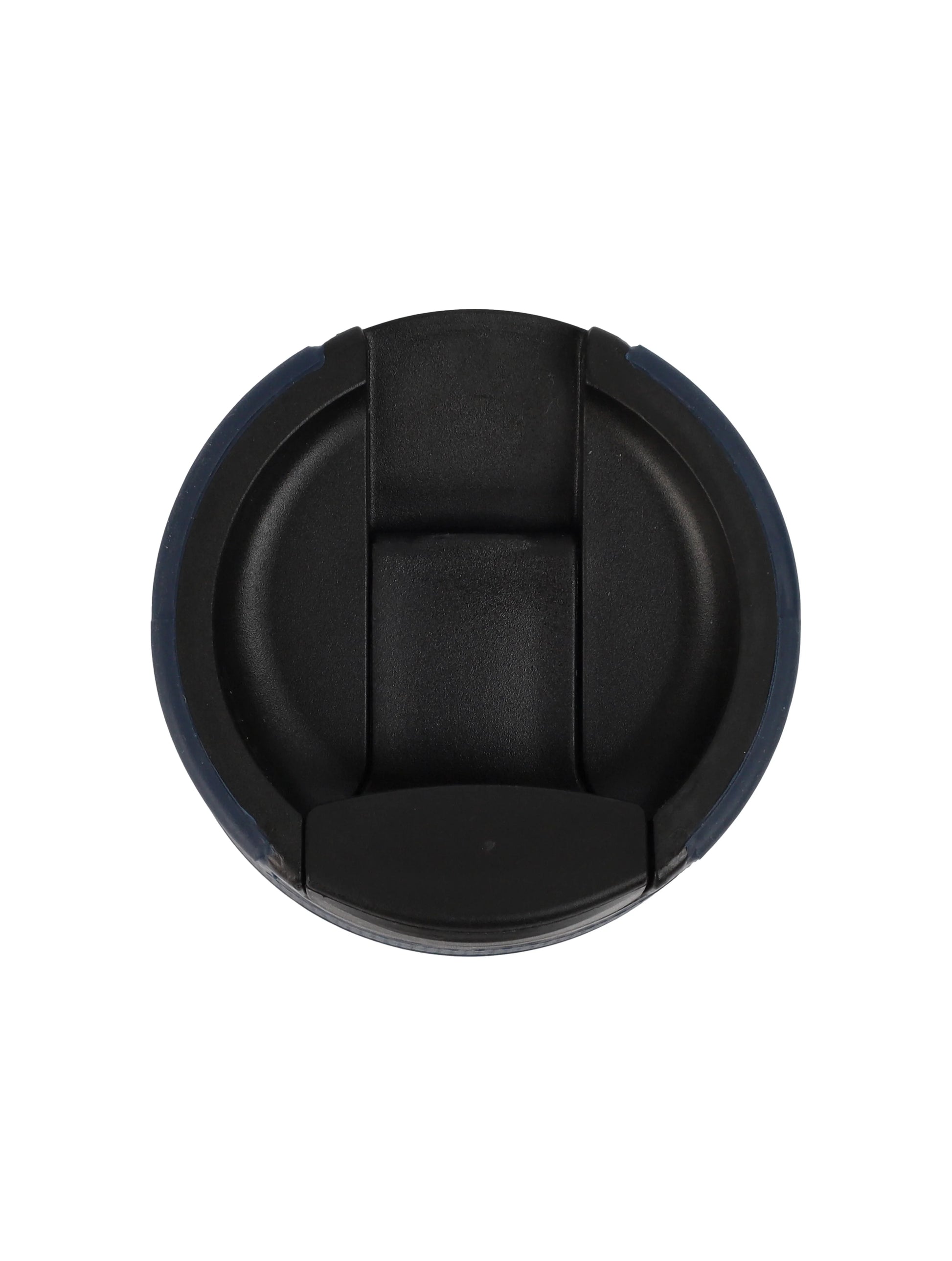Close-up top view of the black lid for Double Wall Stainless Steel Tumbler - Corporate Gift UAE | Novelty