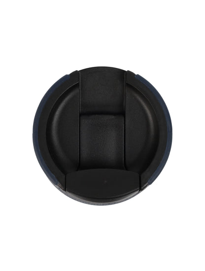 Close-up top view of the black lid for Double Wall Stainless Steel Tumbler - Corporate Gift UAE | Novelty