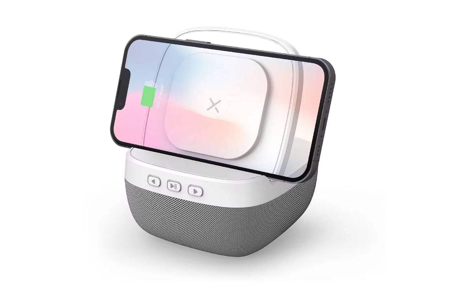 Wireless Charger BT Speaker With Folding Stand - Novelty