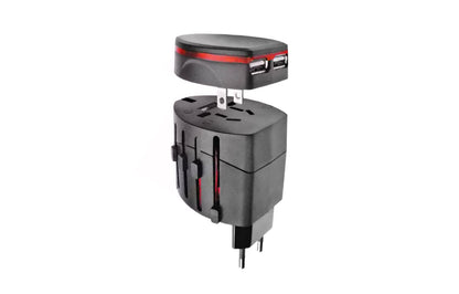 World Travel Adapter Black - Novelty