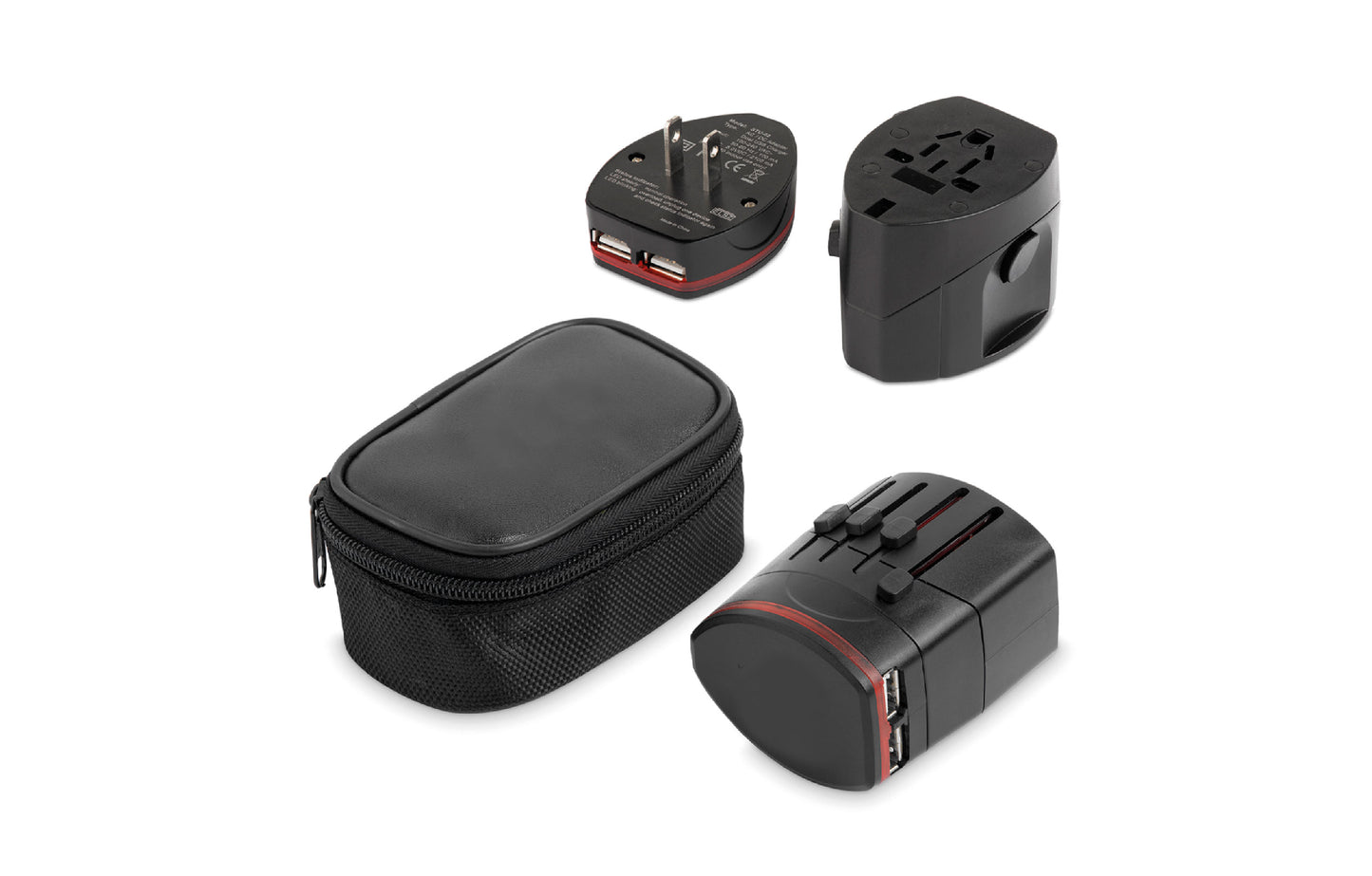 World Travel Adapter Black - Novelty