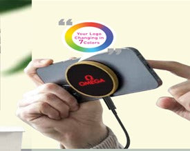 BAMBOO LED LOGO CHARGING PAD - Novelty