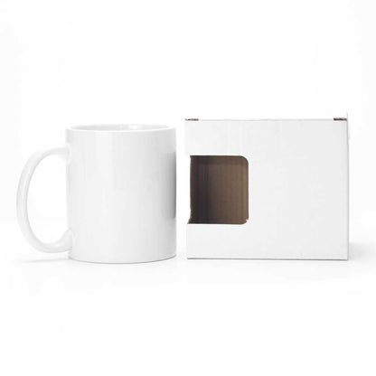 White Sublimation Ceramic Mugs with Box 11 oz - Novelty