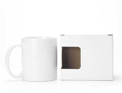 White Sublimation Ceramic Mugs with Box 11 oz - Novelty
