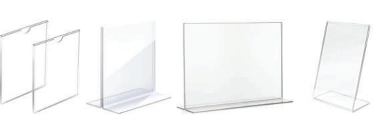 Acrylic Leaflet Holder Stand - Novelty