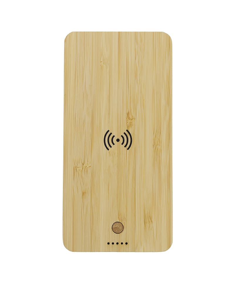 10000 mAh Bamboo Power Bank - Novelty