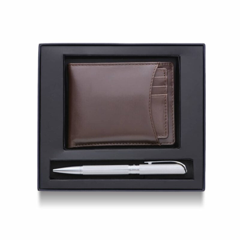 REFINESCRIPT – BROWN WALLET & PEN KIT - Novelty