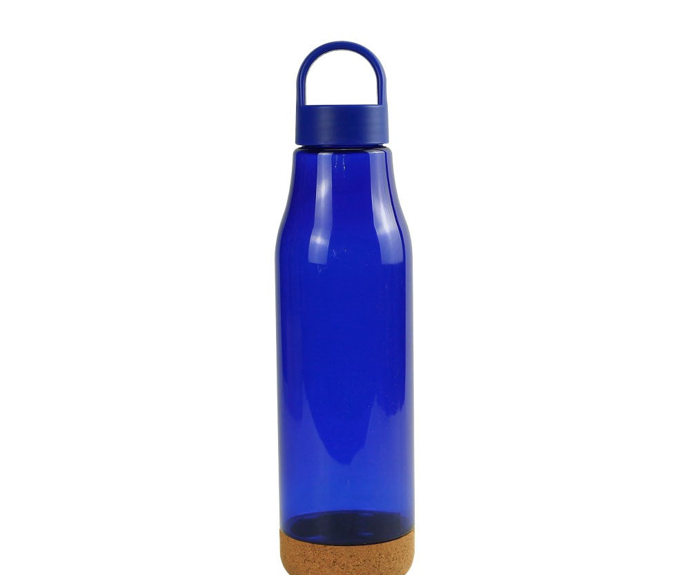 rPET Bottles with Cork Base, Twist-off Lid, Handle, 720ml - Novelty