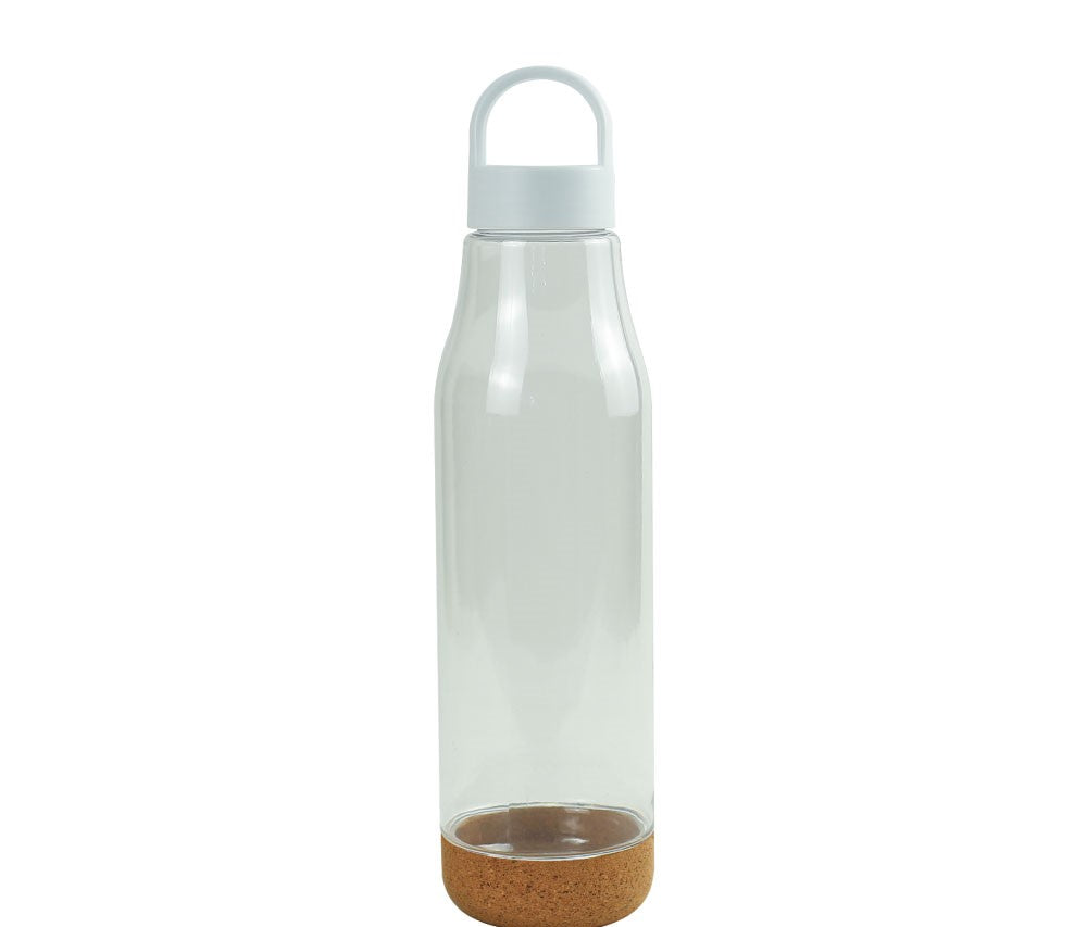 rPET Bottles with Cork Base, Twist-off Lid, Handle, 720ml - Novelty