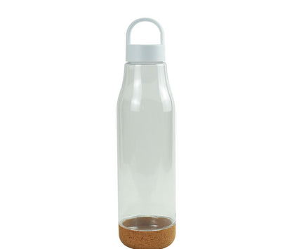 rPET Bottles with Cork Base, Twist-off Lid, Handle, 720ml - Novelty