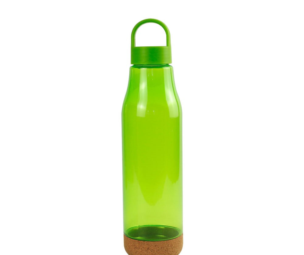 rPET Bottles with Cork Base, Twist-off Lid, Handle, 720ml - Novelty