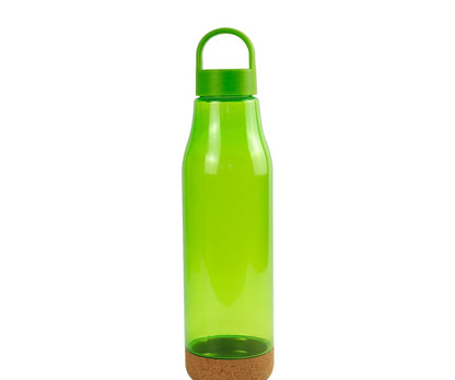 rPET Bottles with Cork Base, Twist-off Lid, Handle, 720ml - Novelty