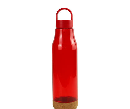 rPET Bottles with Cork Base, Twist-off Lid, Handle, 720ml - Novelty